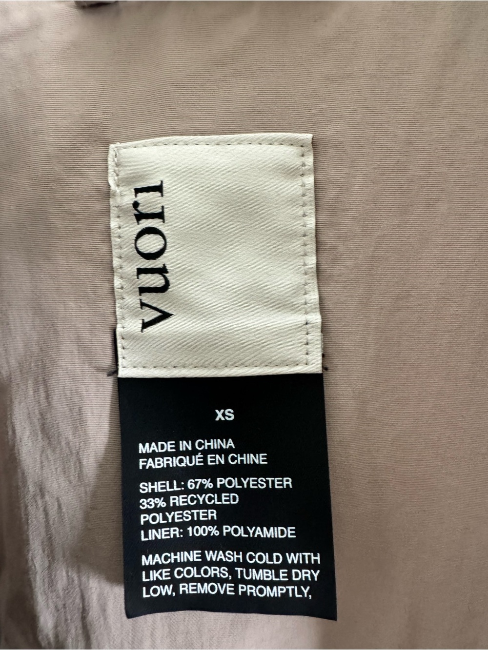 Vuori Sycamore Sherpa Shacket in Dark Salt Size XS - Picture 6 of 6